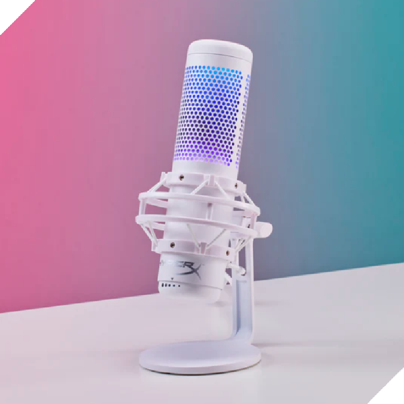 Buy HyperX QuadCast S Gaming Microphone - White & Grey | High